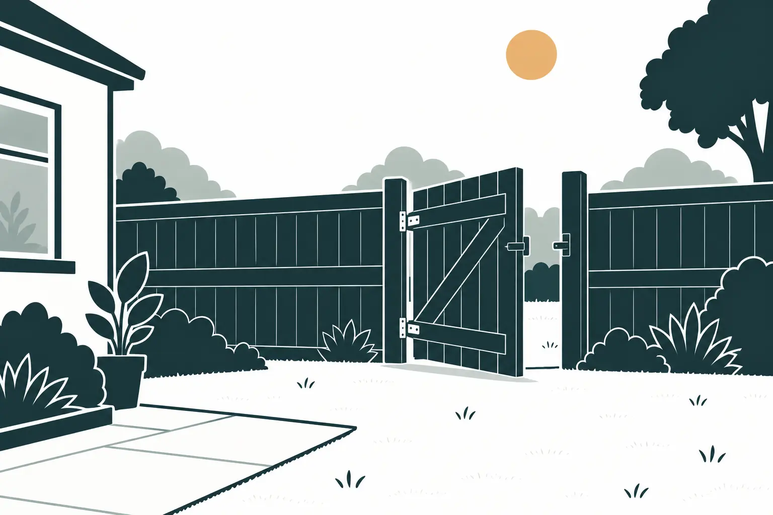 garden gate that won’t close securely