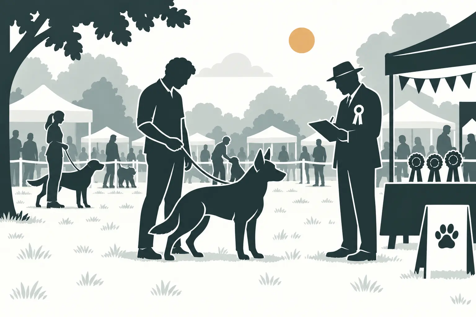 local dog show supporting community rescue