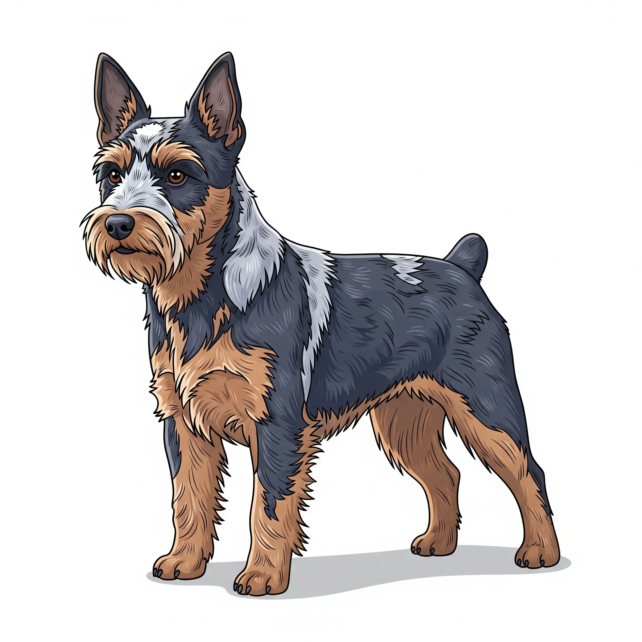 Australian Terrier dog breed - A rugged little terrier with lots of charm and confidence.