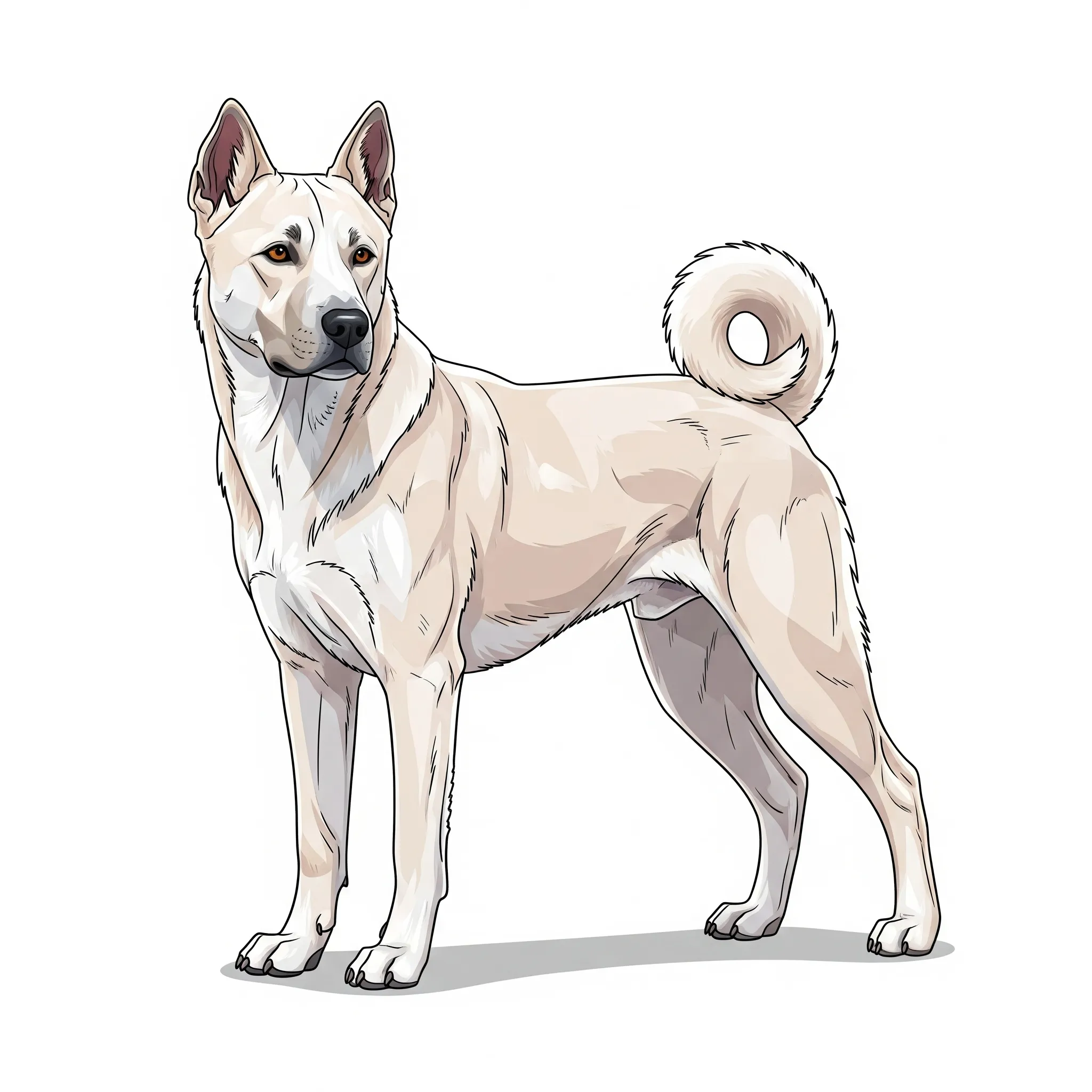 Canaan Dog dog breed - A rare and primitive breed known for its alertness and independence.