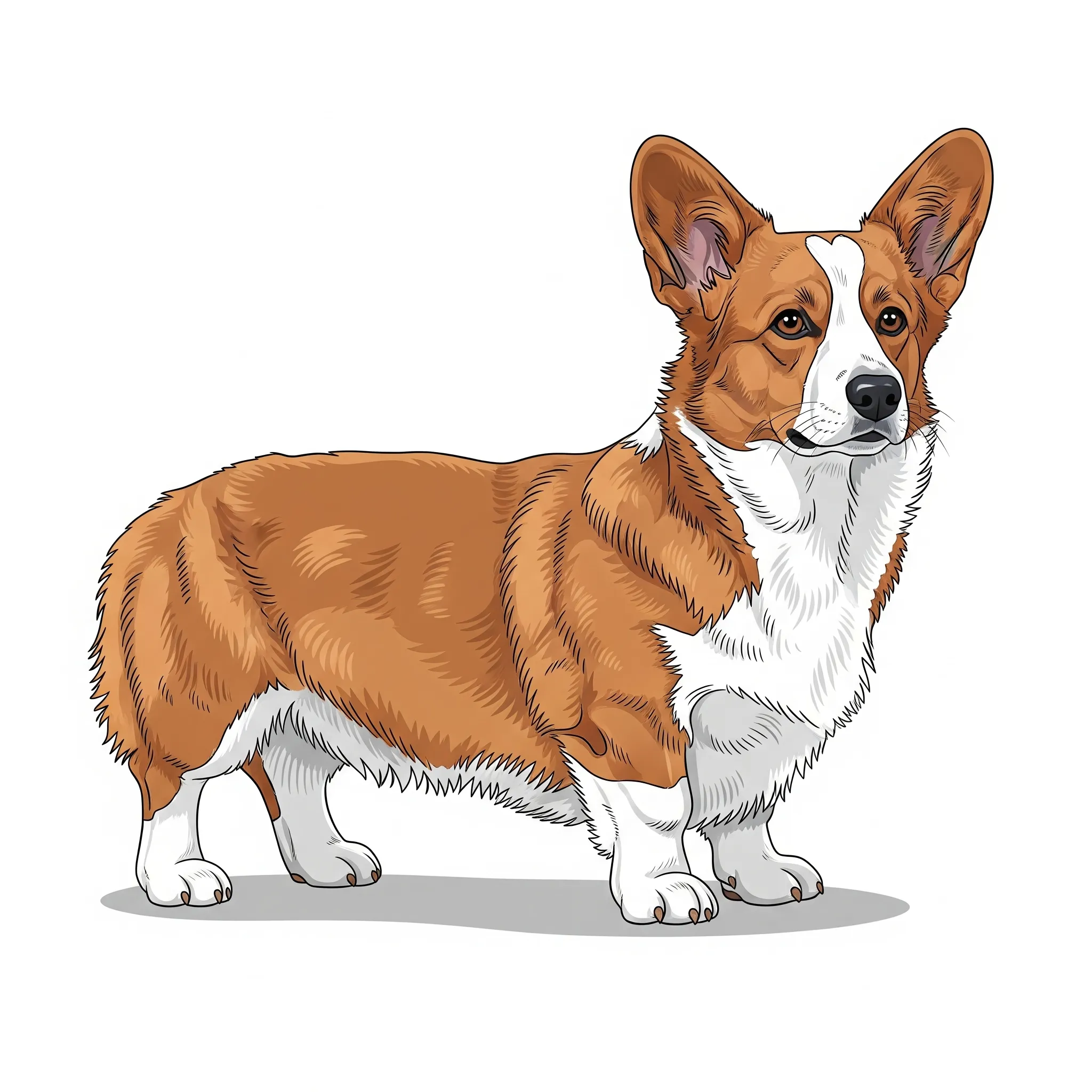 Cardigan Welsh Corgi dog breed - A long-bodied herder with a big personality.