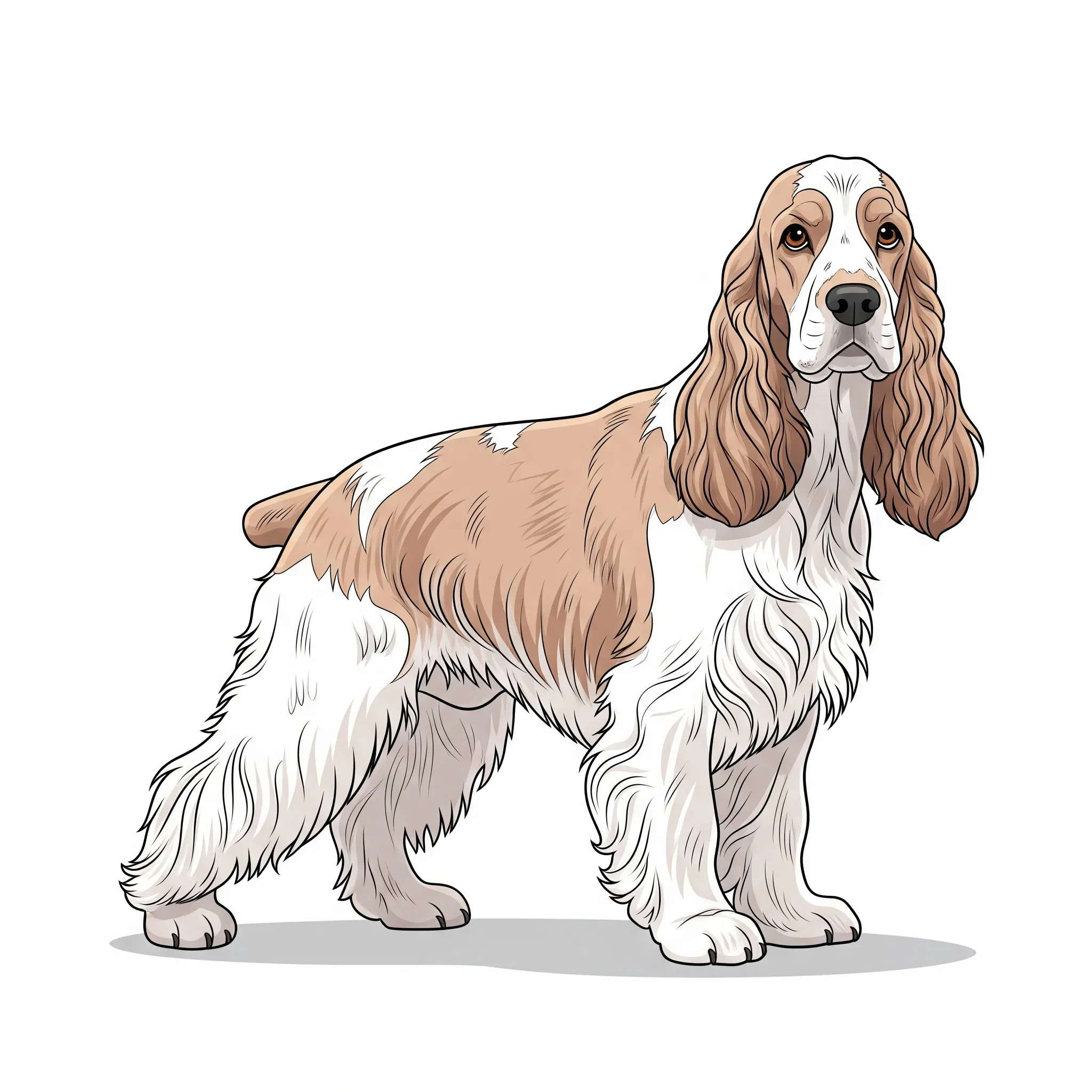 Cocker Spaniel dog breed - A cheerful, affectionate spaniel with a soft expression.