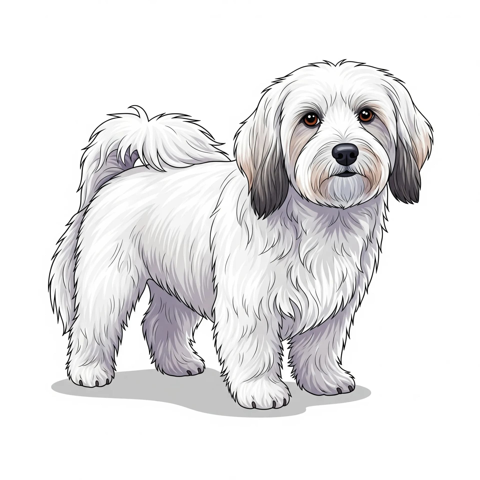 Coton De Tulear dog breed - The Coton de Tulear is a cheerful, affectionate companion dog.