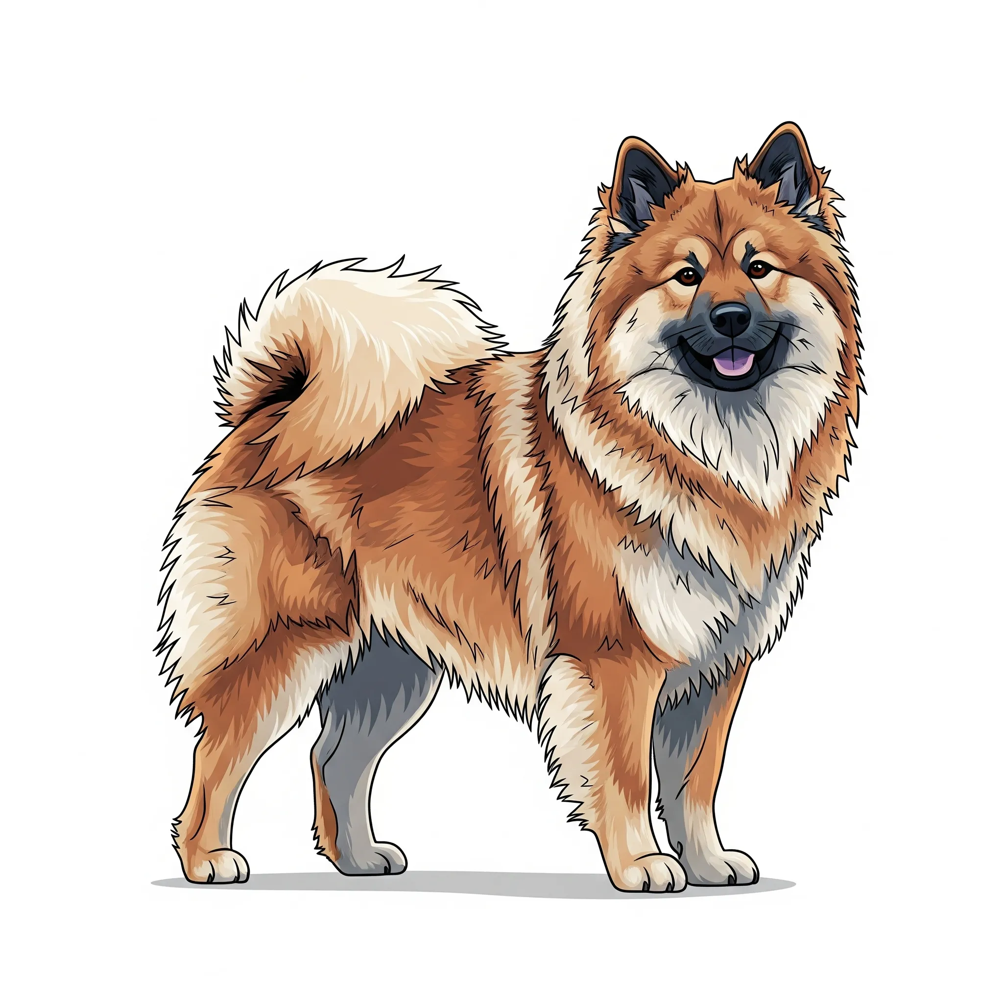 Eurasier dog breed - Balanced and calm family companions with a plush coat.