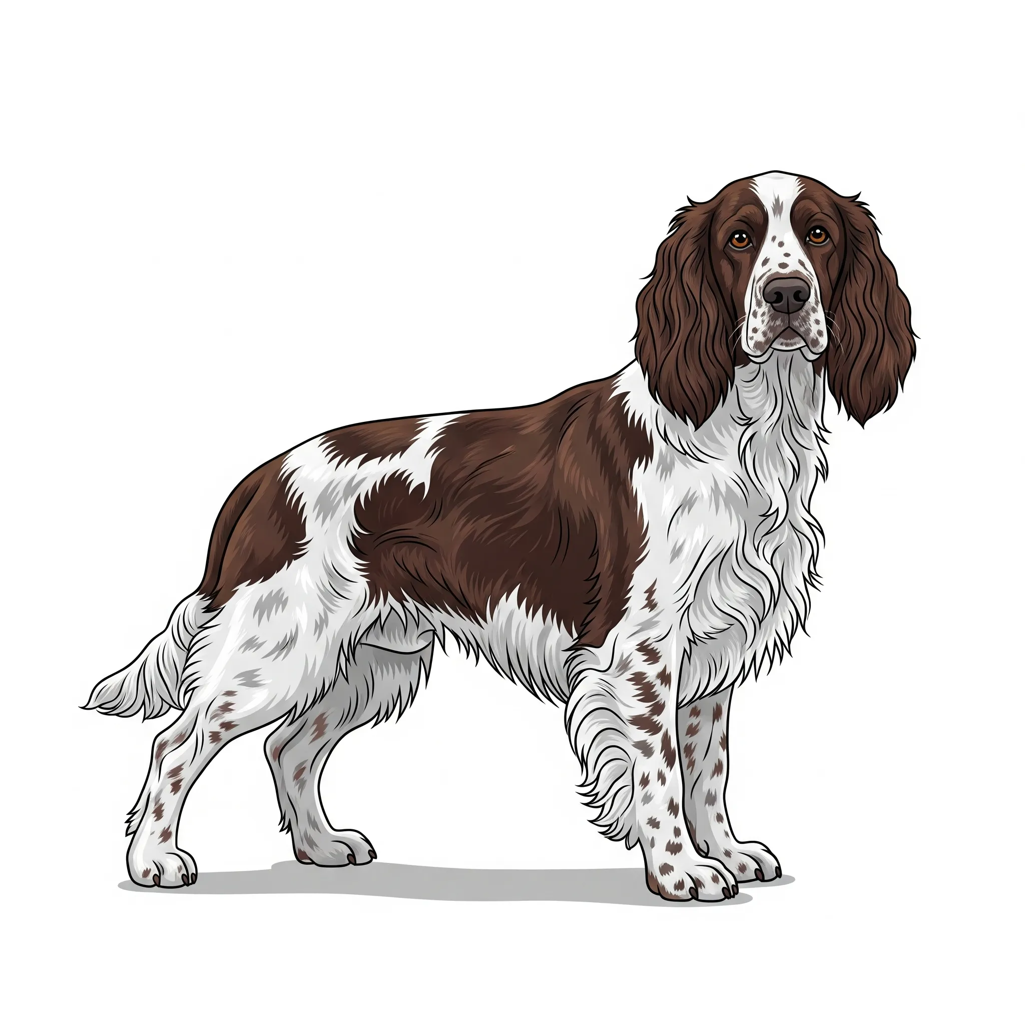 Field Spaniel dog breed - Sweet-natured and athletic working spaniel.