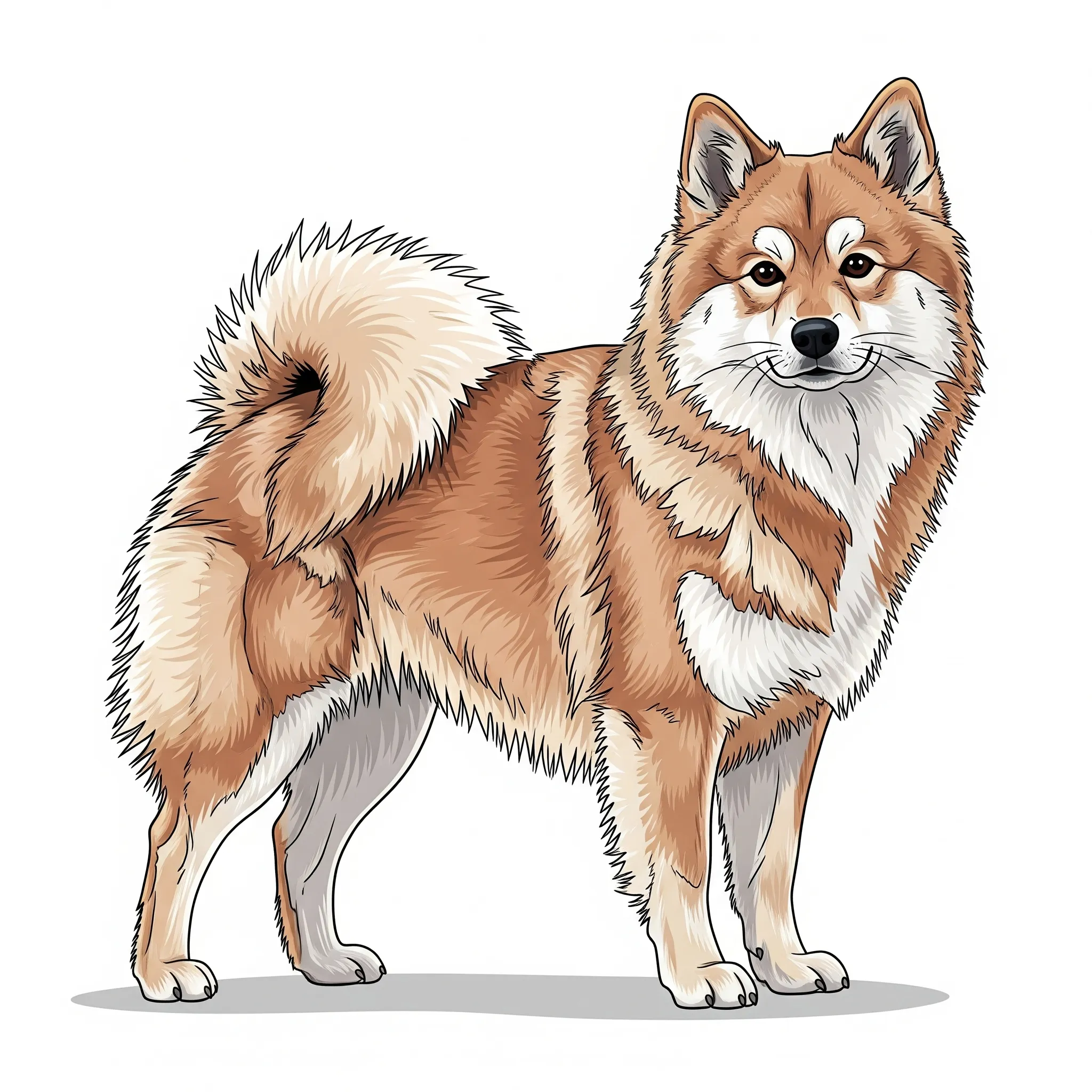Finnish Spitz dog breed - The barking bird-dog of Finland, known for its fox-like looks.