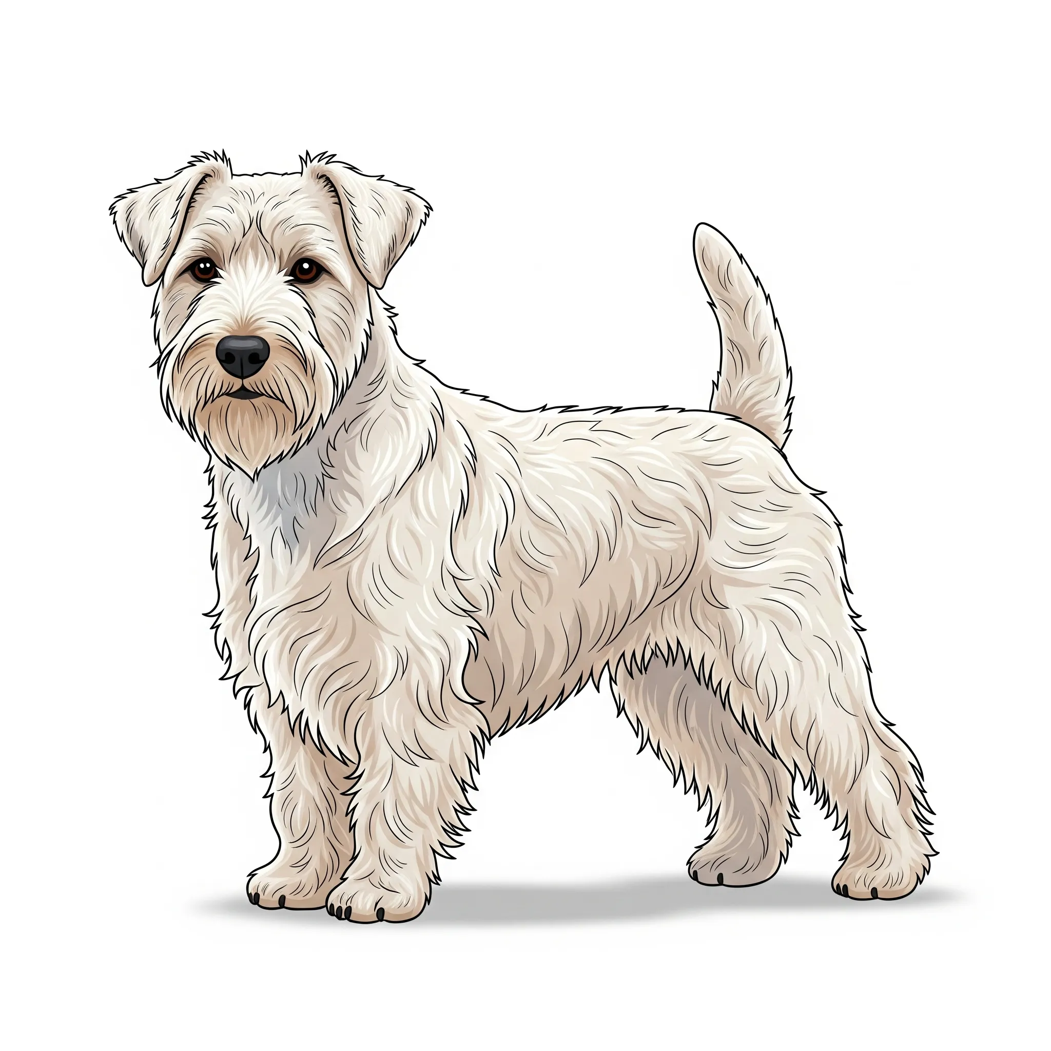 Glen Of Imaal Terrier dog breed - A sturdy terrier breed with a quiet, devoted nature.
