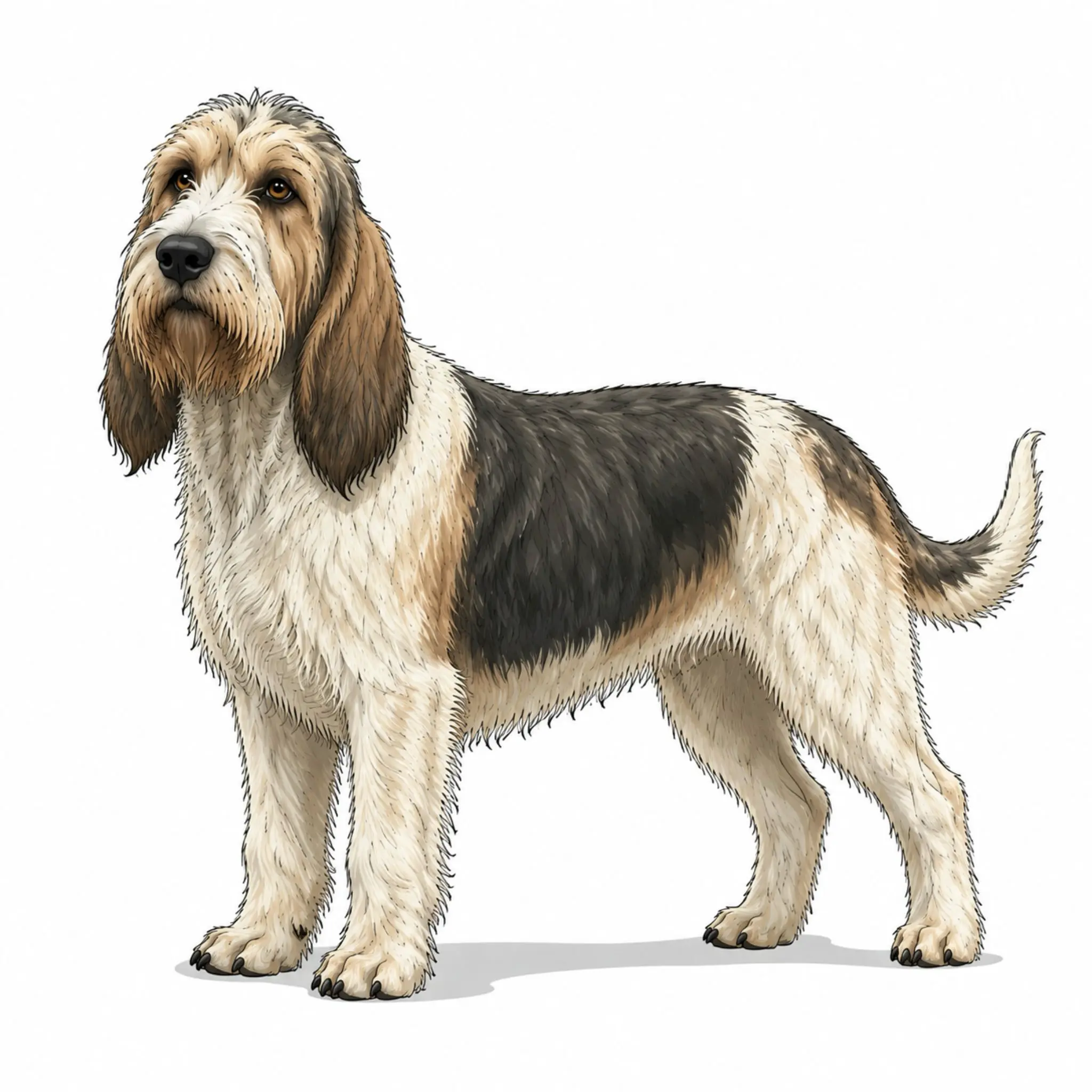Grand Basset Griffon Vendéen dog breed - A longer-backed Vendéen hound with a merry nature and surprising stamina.