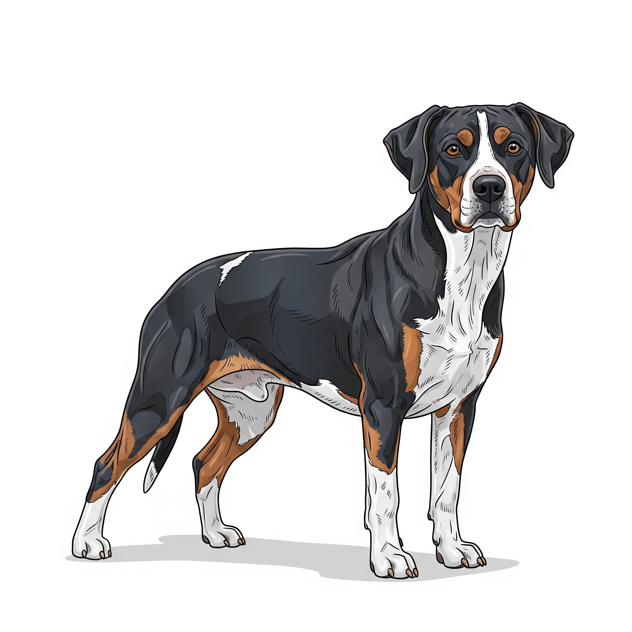 Hamiltonstovare dog breed - Sweden’s noble scent hound, prized for its agility and endurance.