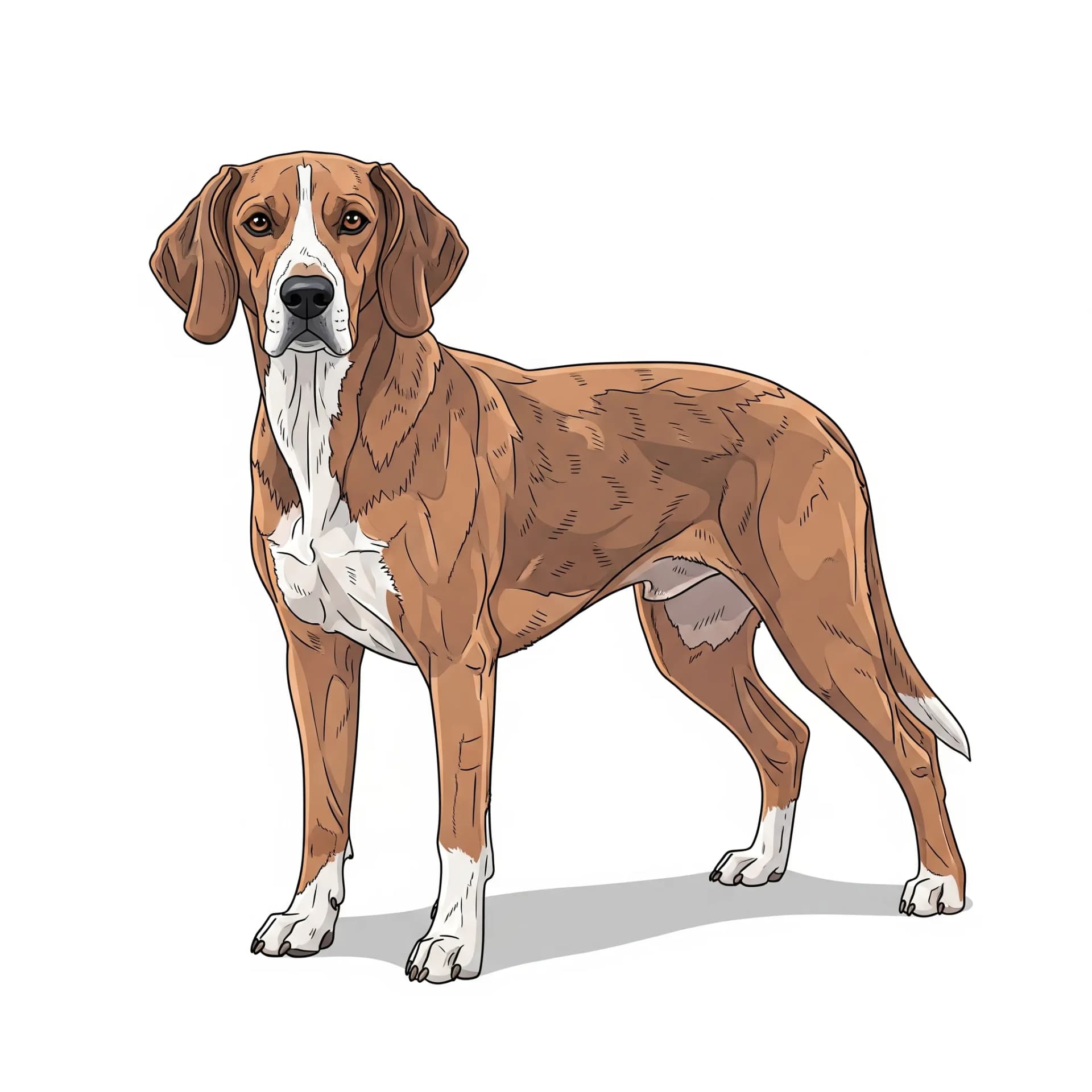 Harrier dog breed - A sociable and tireless scent hound built for pack work.