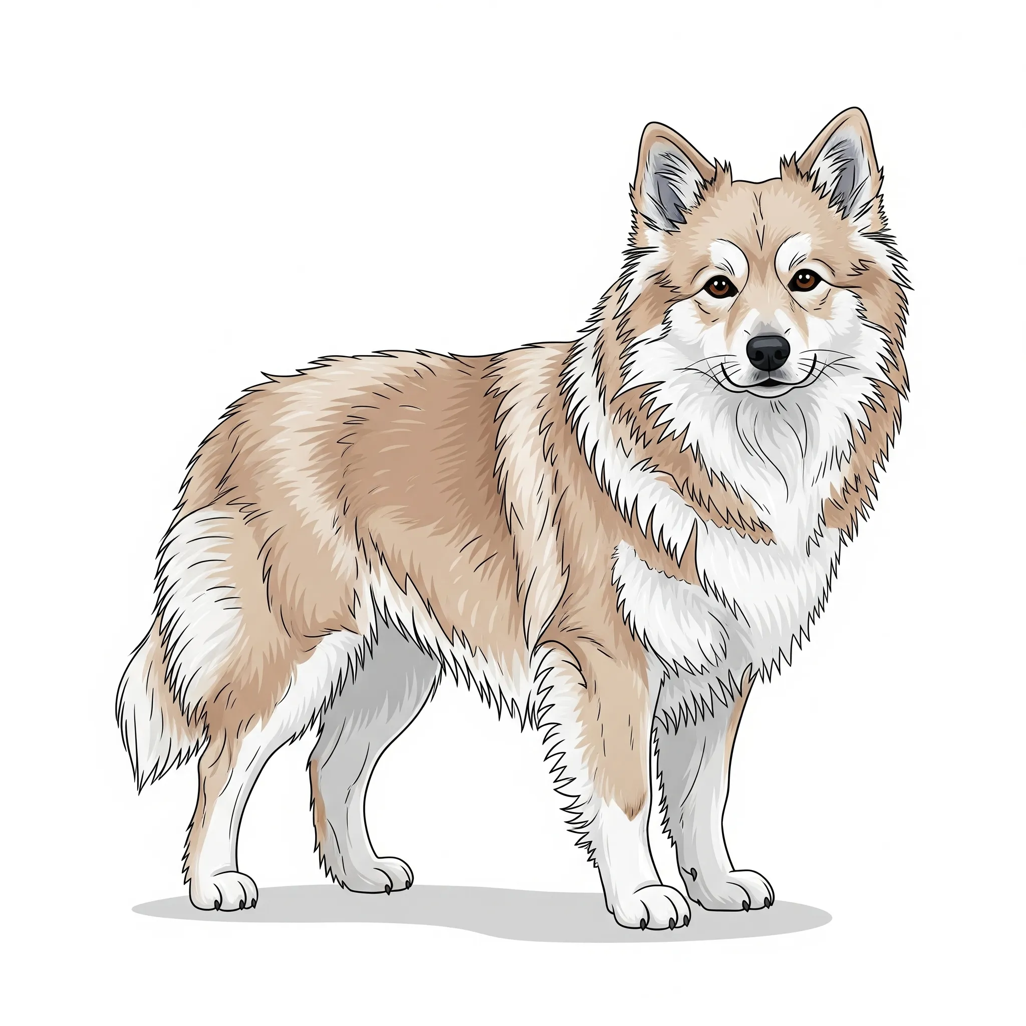 Icelandic Sheepdog dog breed - Cheerful and energetic, the Icelandic Sheepdog thrives on companionship.