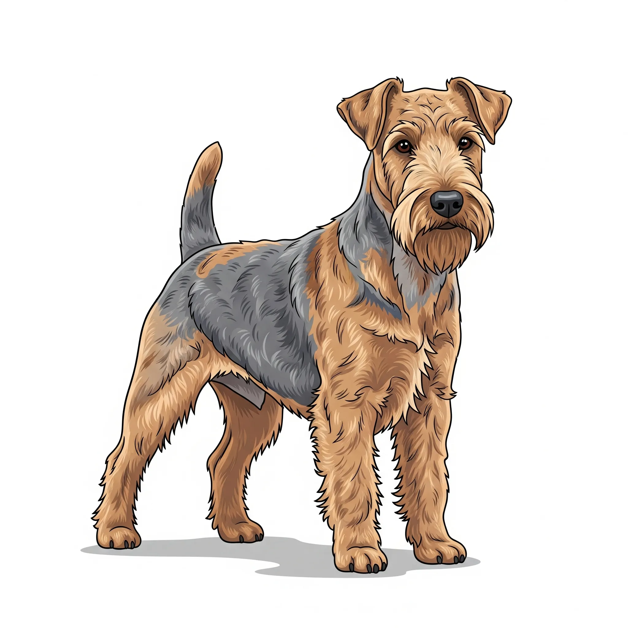 Lakeland Terrier dog breed - A bold and energetic terrier bred to hunt in rugged terrain.
