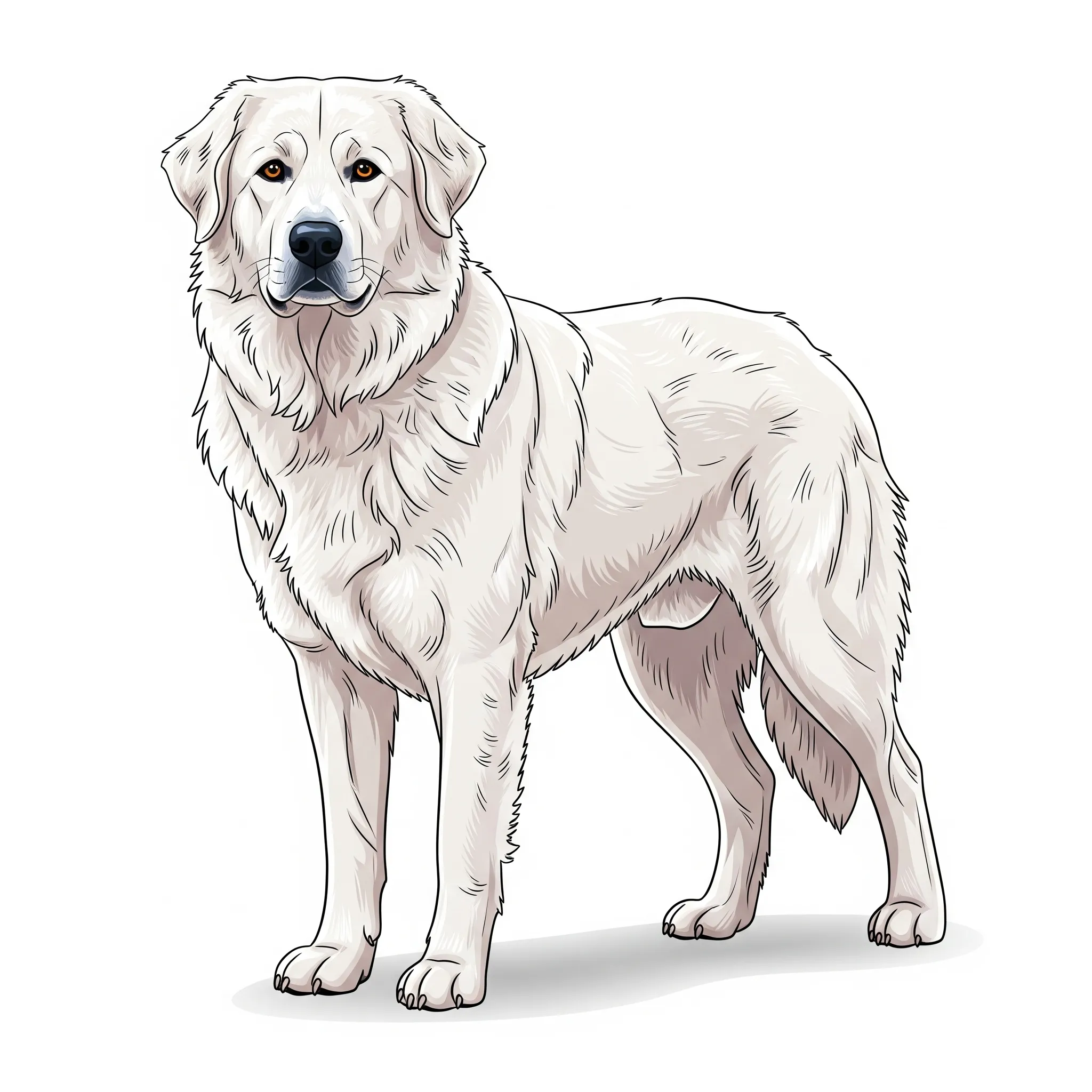 Maremma Sheepdog dog breed - A strong, independent livestock guardian from Italy.