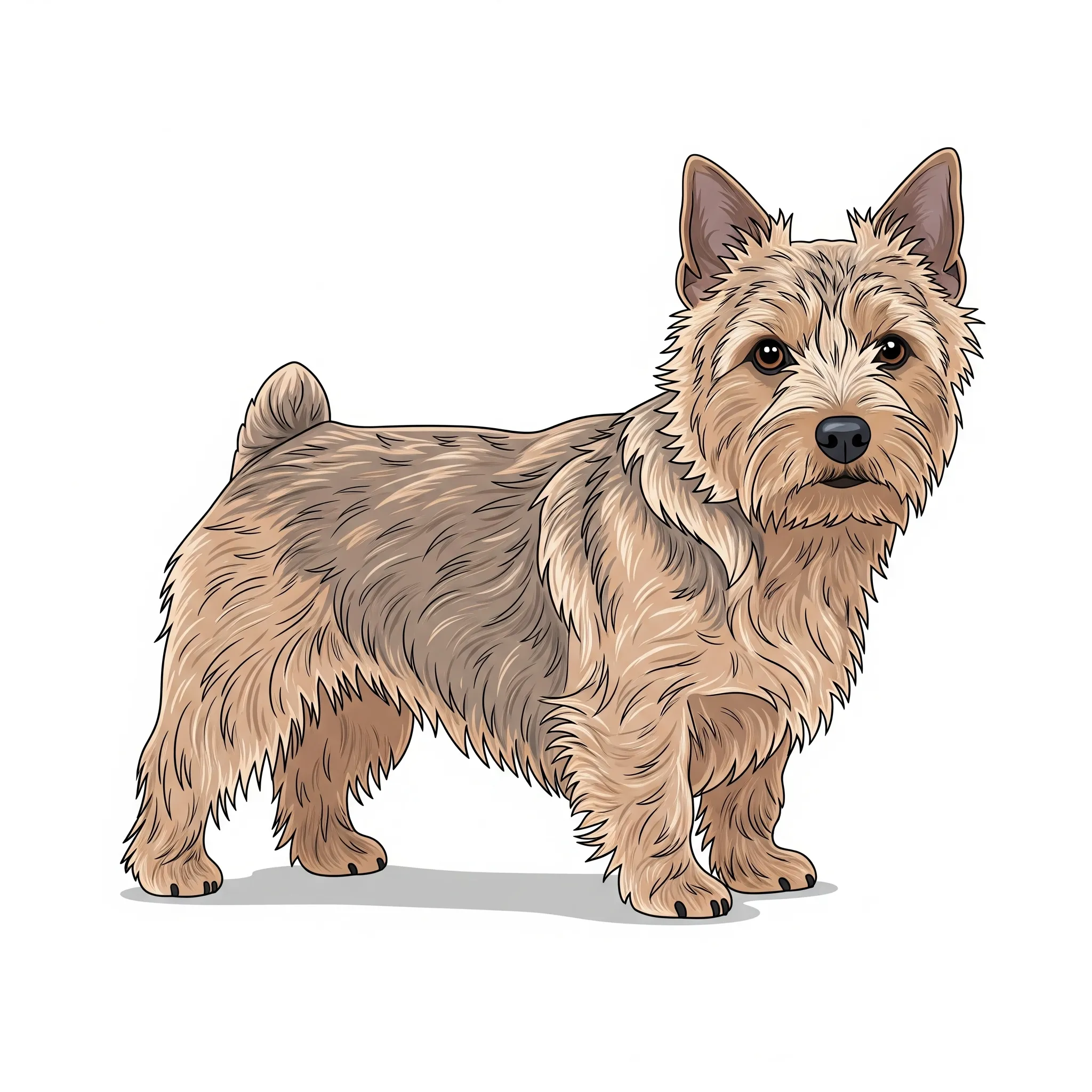 Norfolk Terrier dog breed - A fearless little terrier with a big heart.