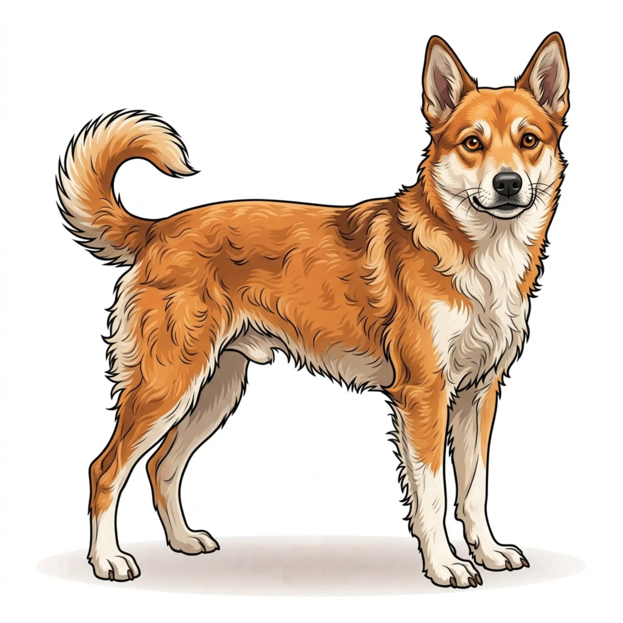 Norwegian Lundehund dog breed - A rare spitz with extra flexibility and a lively personality.