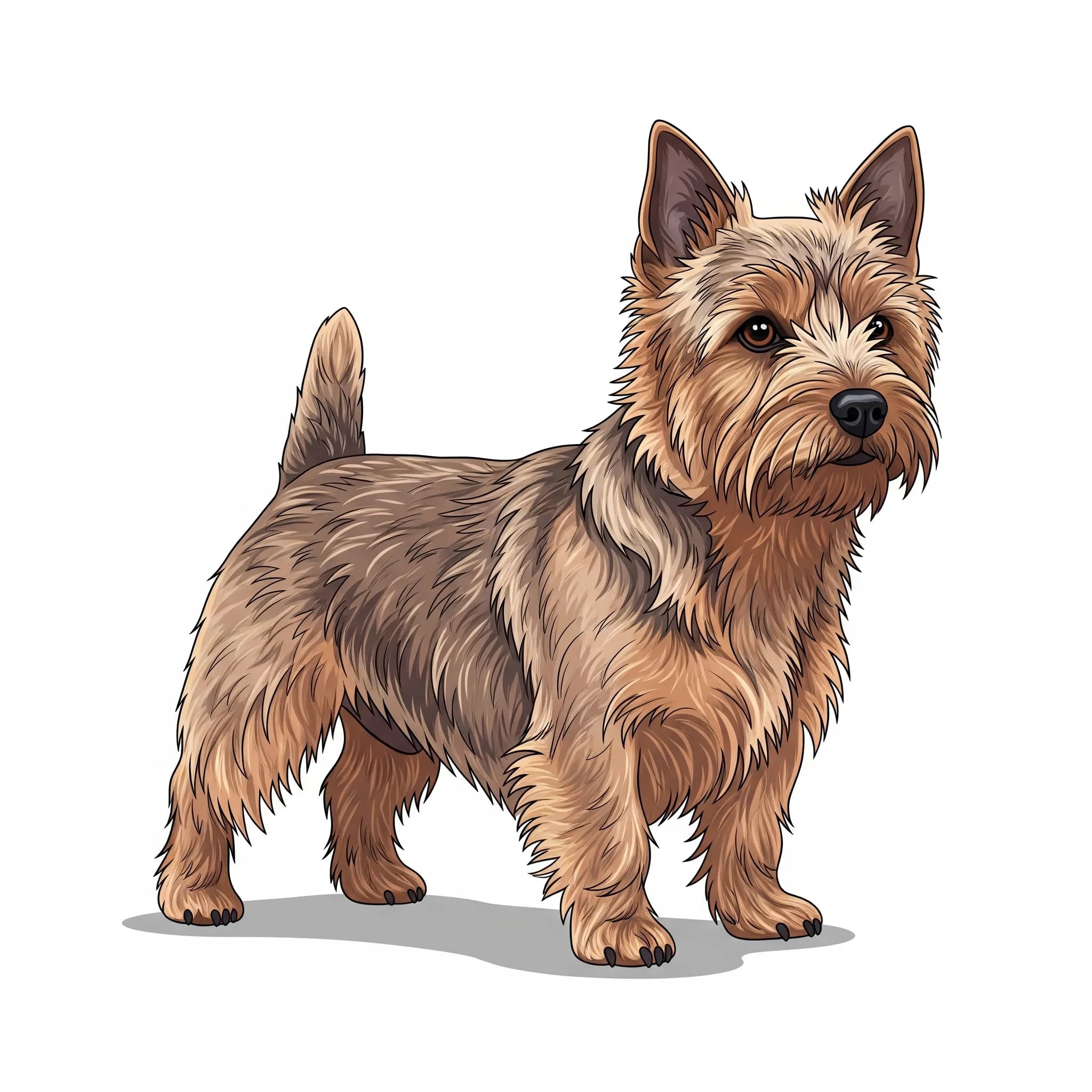 Norwich Terrier dog breed - A tiny, tough terrier full of charm.