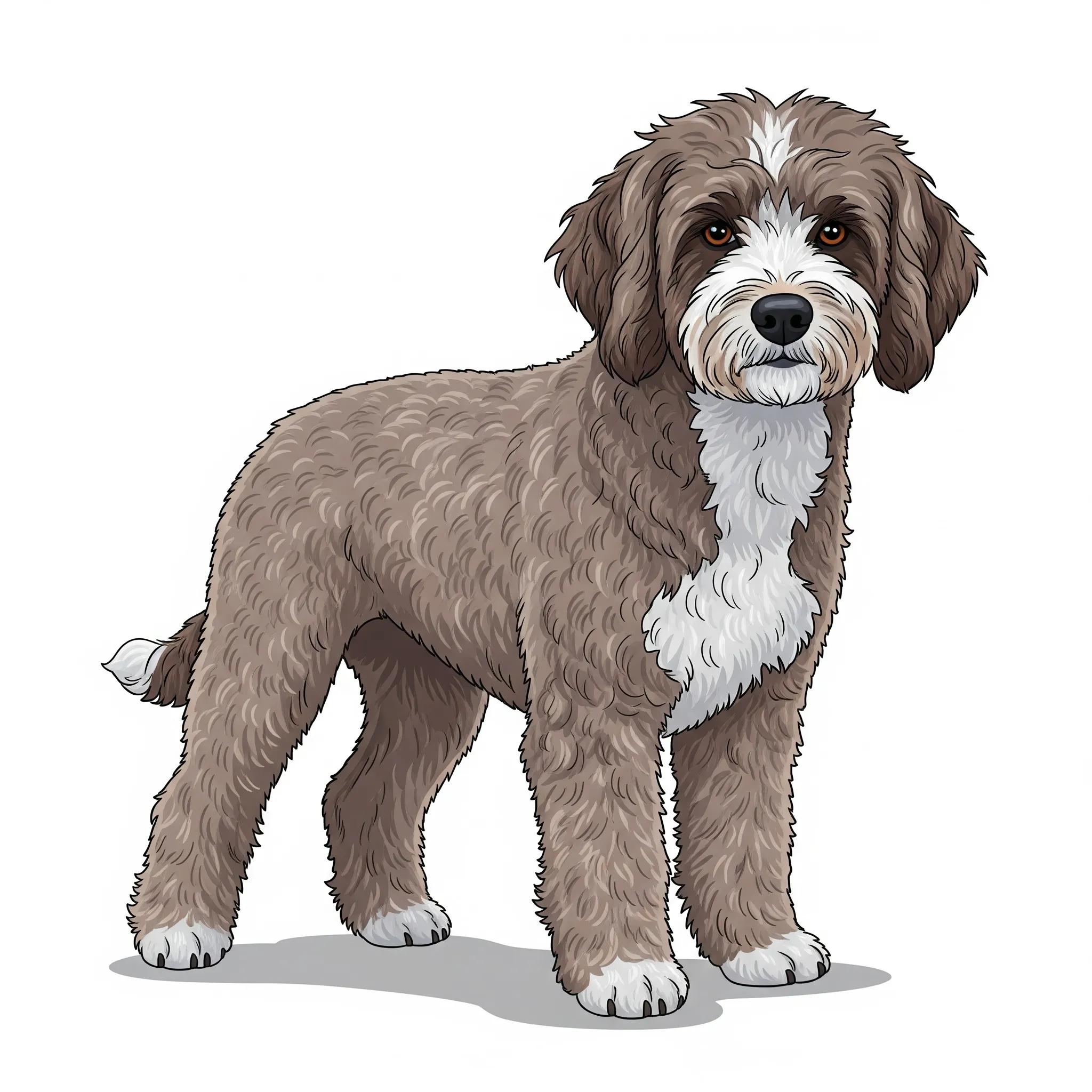 Portuguese Water Dog dog breed - Hardy and spirited, the Portuguese Water Dog loves both land and sea.