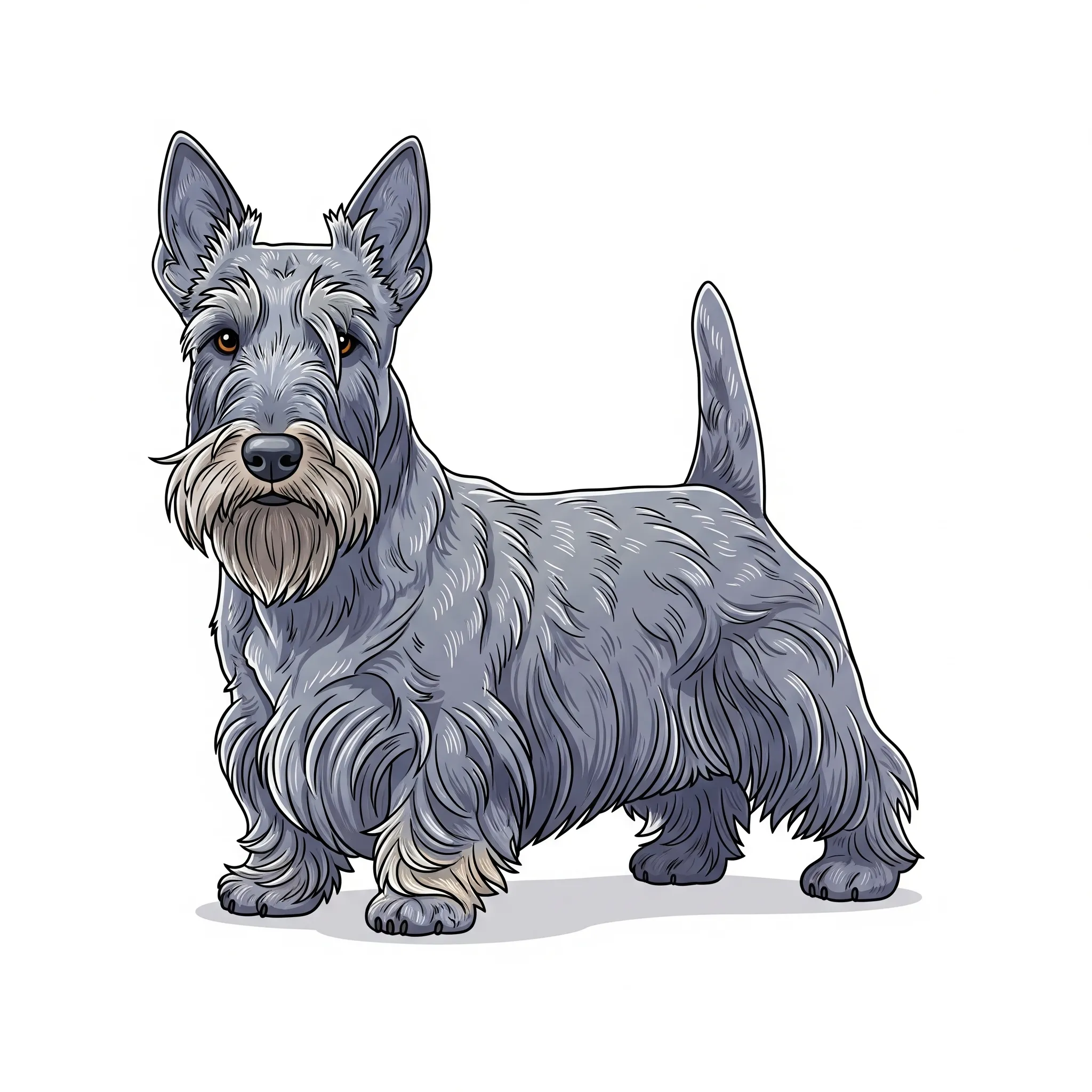 Scottish Terrier dog breed - A dignified dog with a bold, independent streak.