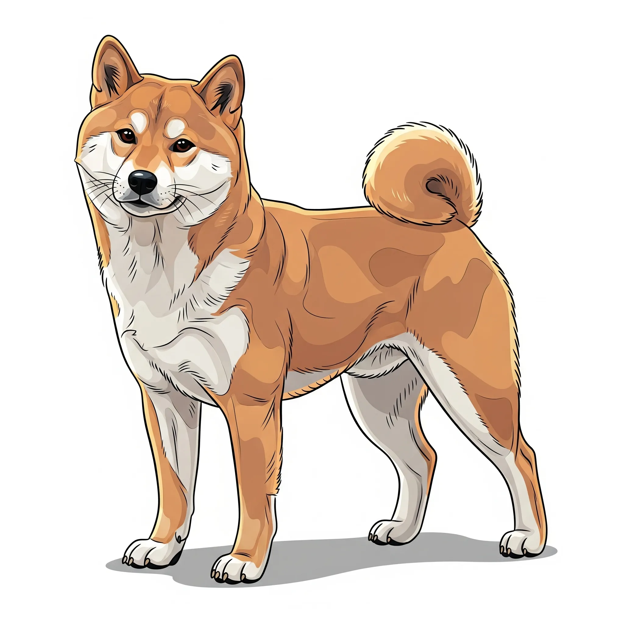 Shiba Inu dog breed - A spirited and independent dog with fox-like features.