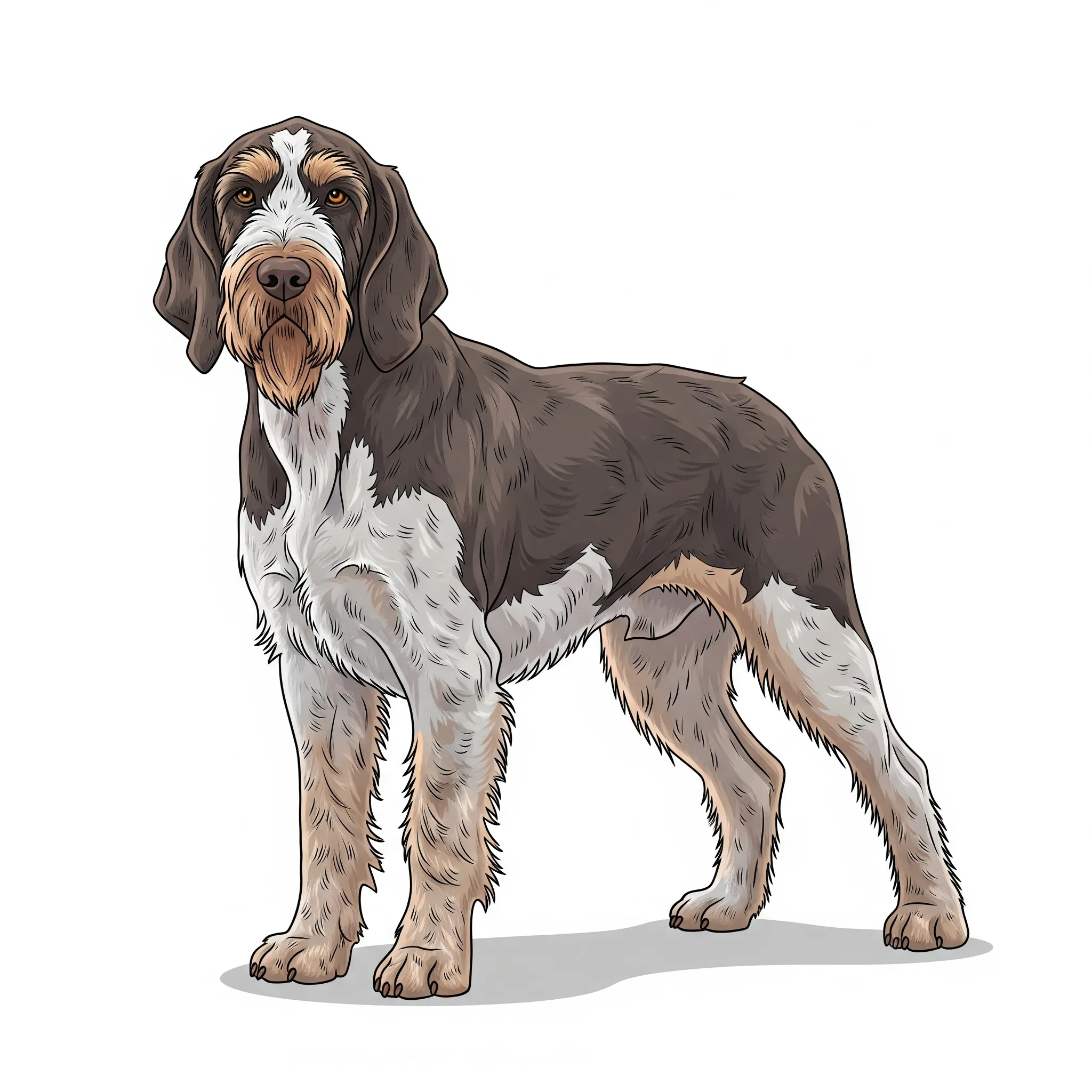 Spinone Italiano dog breed - Gentle and dependable, the Spinone is a versatile and patient hunting companion.