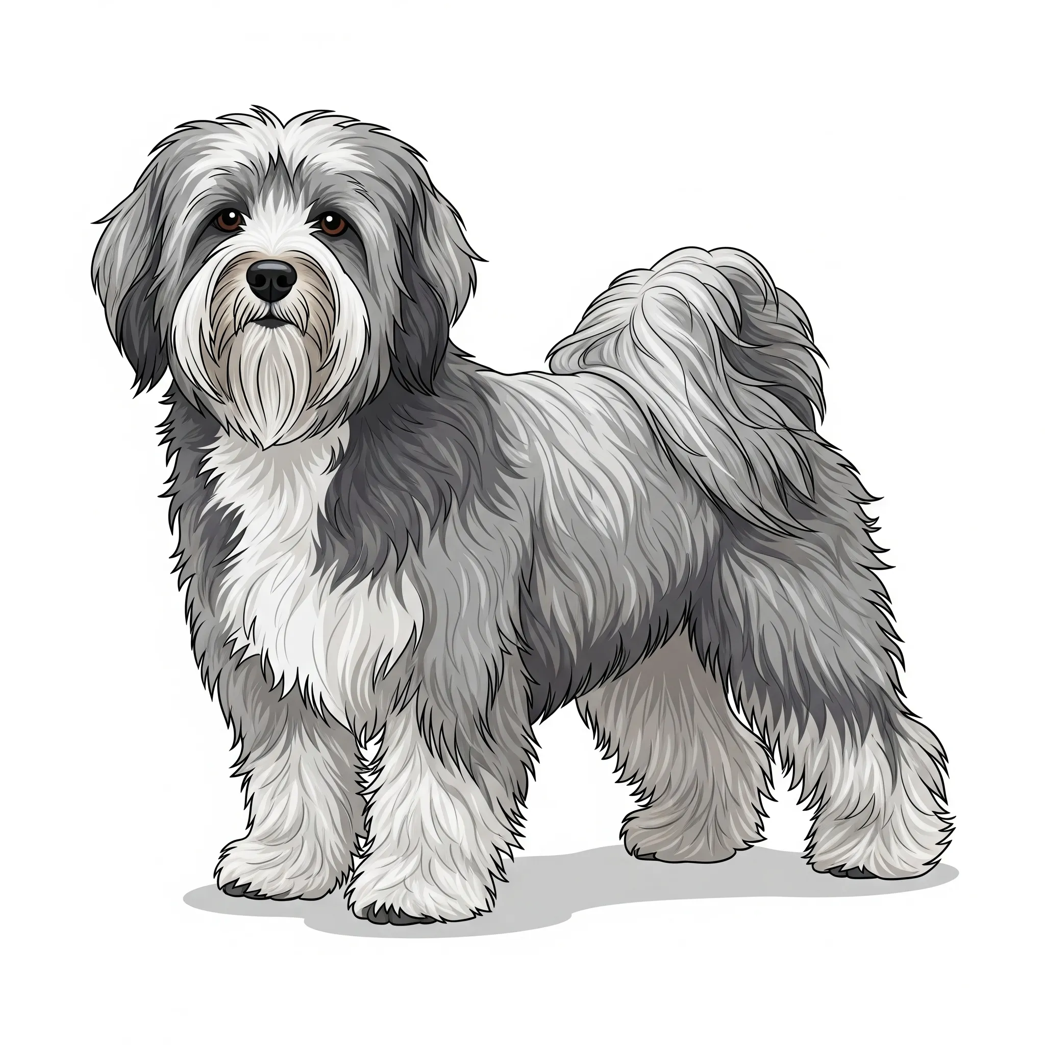 Tibetan Terrier dog breed - A cheerful and adaptable medium-sized companion.