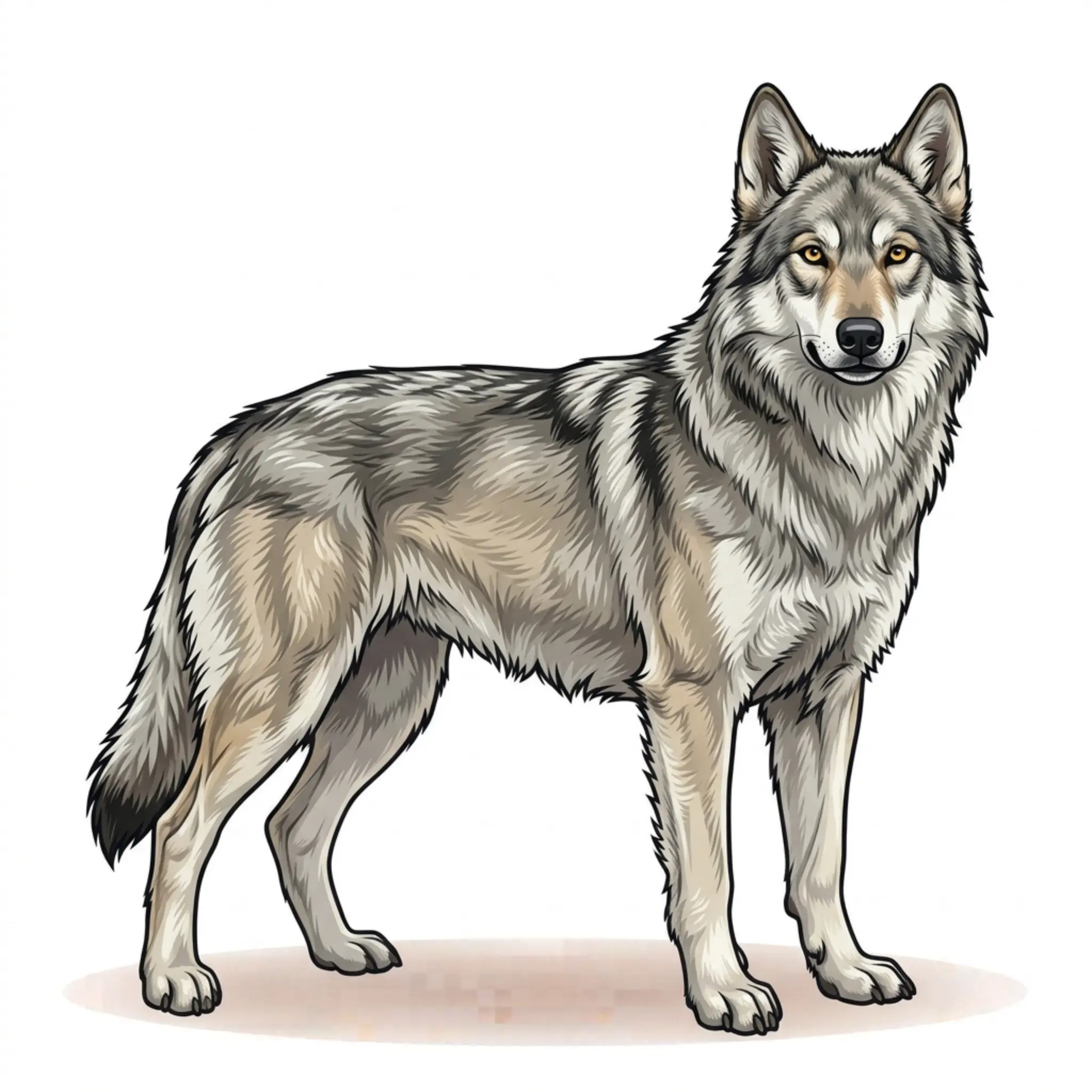 Utonagan dog breed - A wolf-like companion breed developed in the UK for temperament and looks.