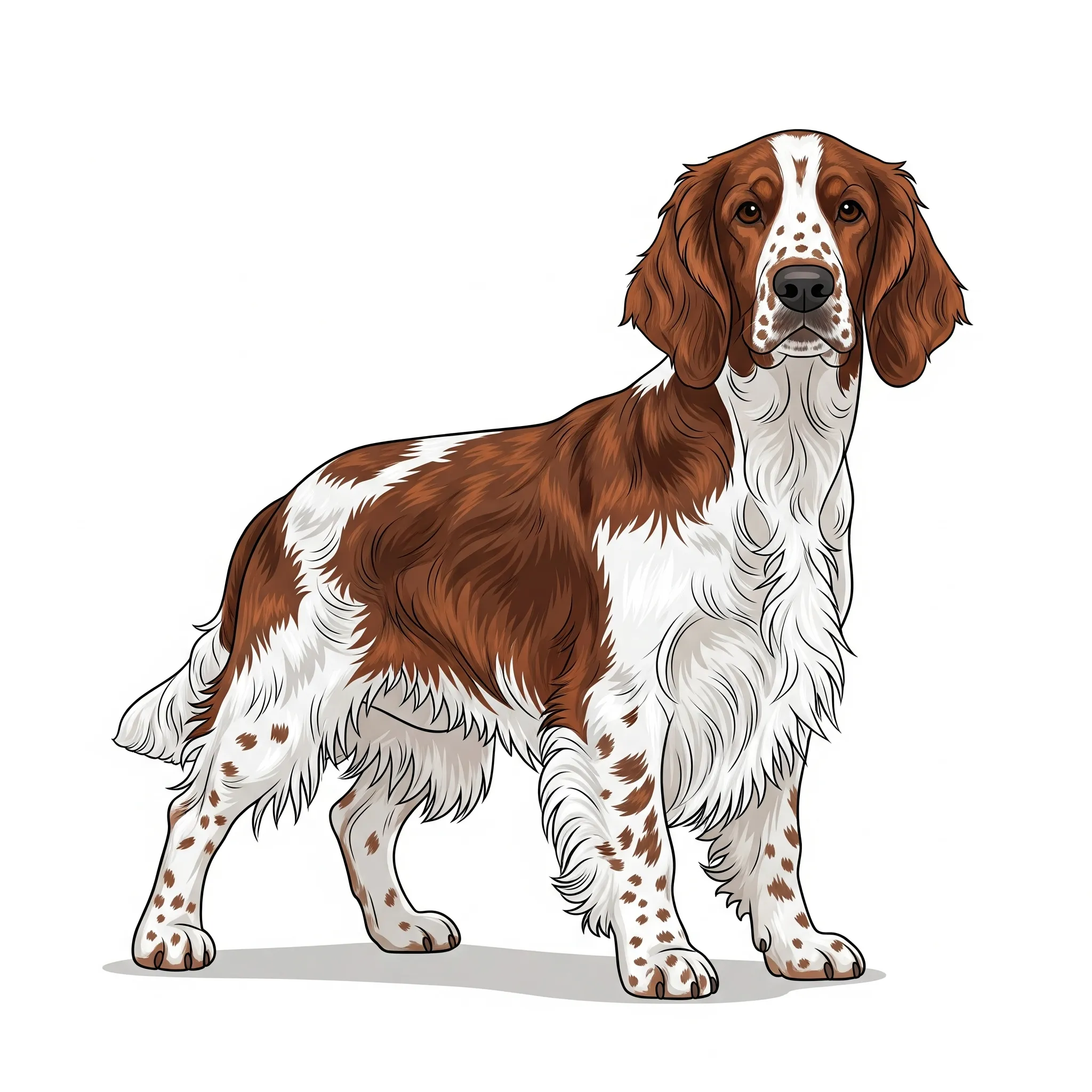 Welsh Springer Spaniel dog breed - Loyal, red-and-white sporting spaniel.
