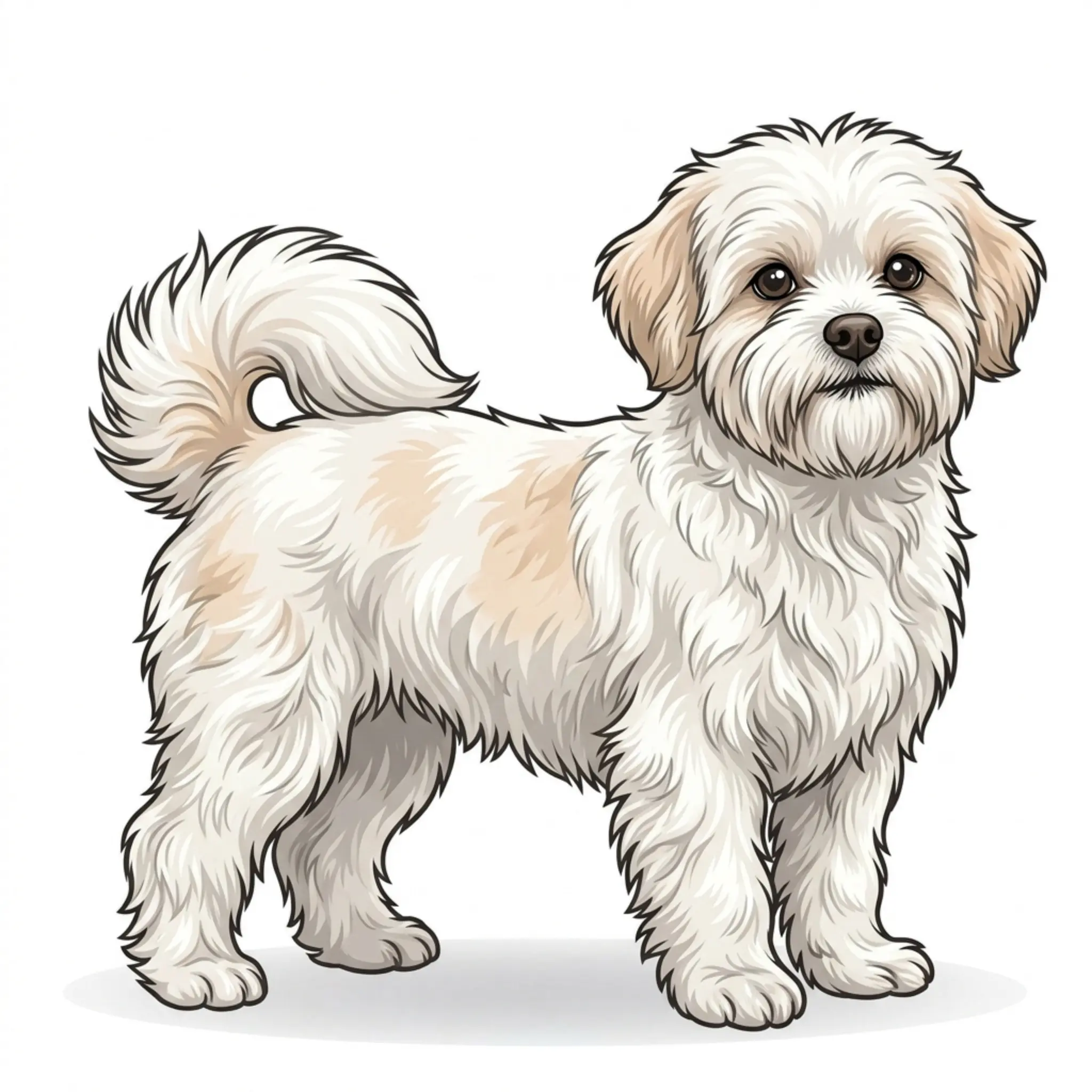 Zuchon dog breed - A sweet Bichon–Shih Tzu cross bred for companionship.