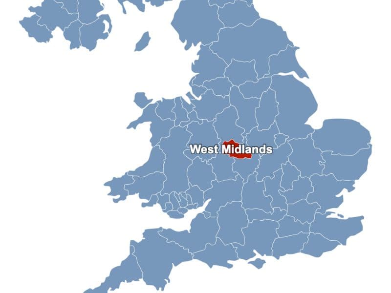 West Midlands - UK county for dog adoption
