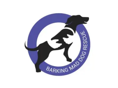 Barking Mad Dog Rescue logo - UK dog rescue charity