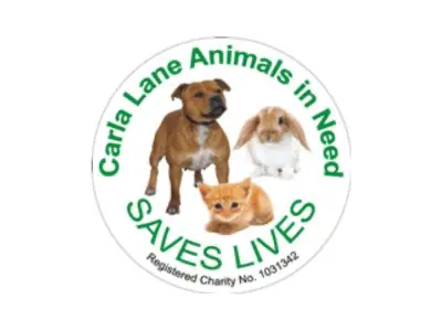 Carla Lane logo - UK dog rescue charity