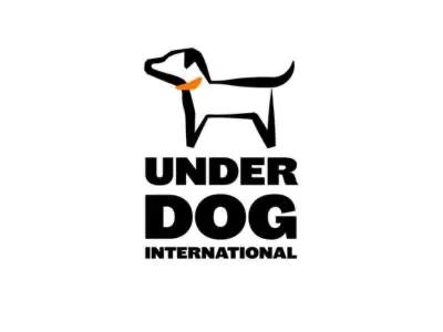 Underdog International logo - UK dog rescue charity