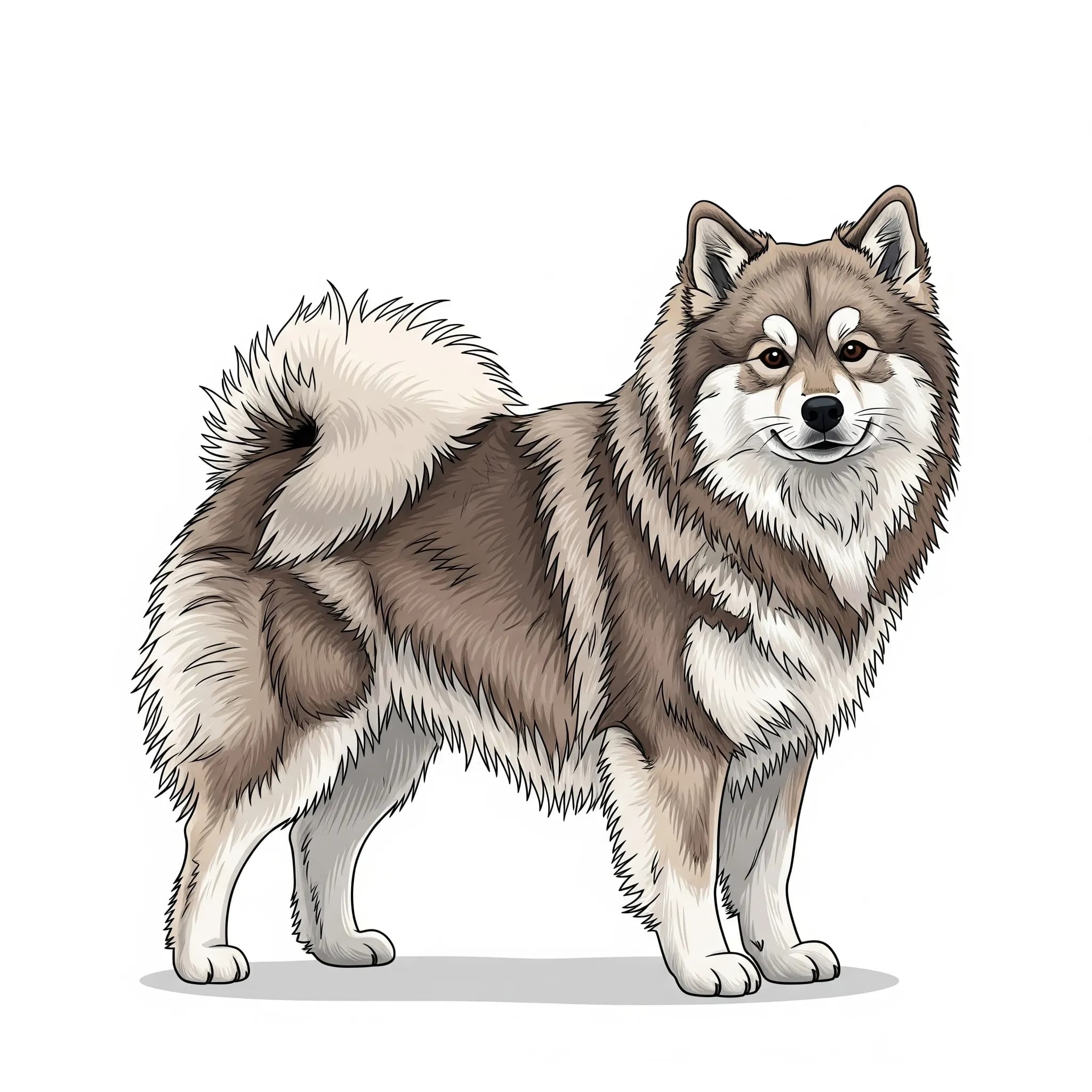 Finnish Lapphund dog breed - Friendly Arctic herders with a fluffy coat and cheerful spirit.