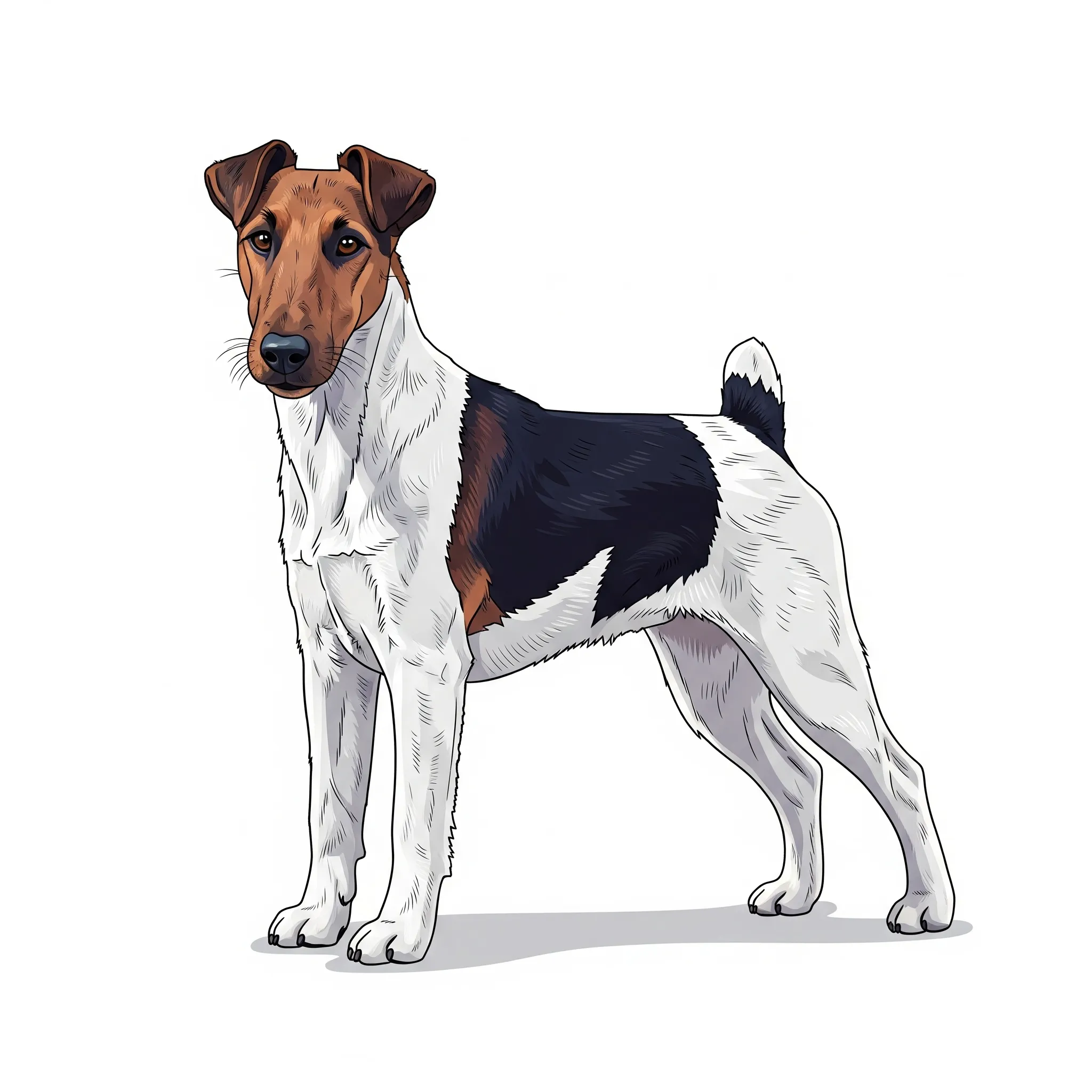 Fox Terrier dog breed - A lively and bold terrier with a strong hunting instinct.