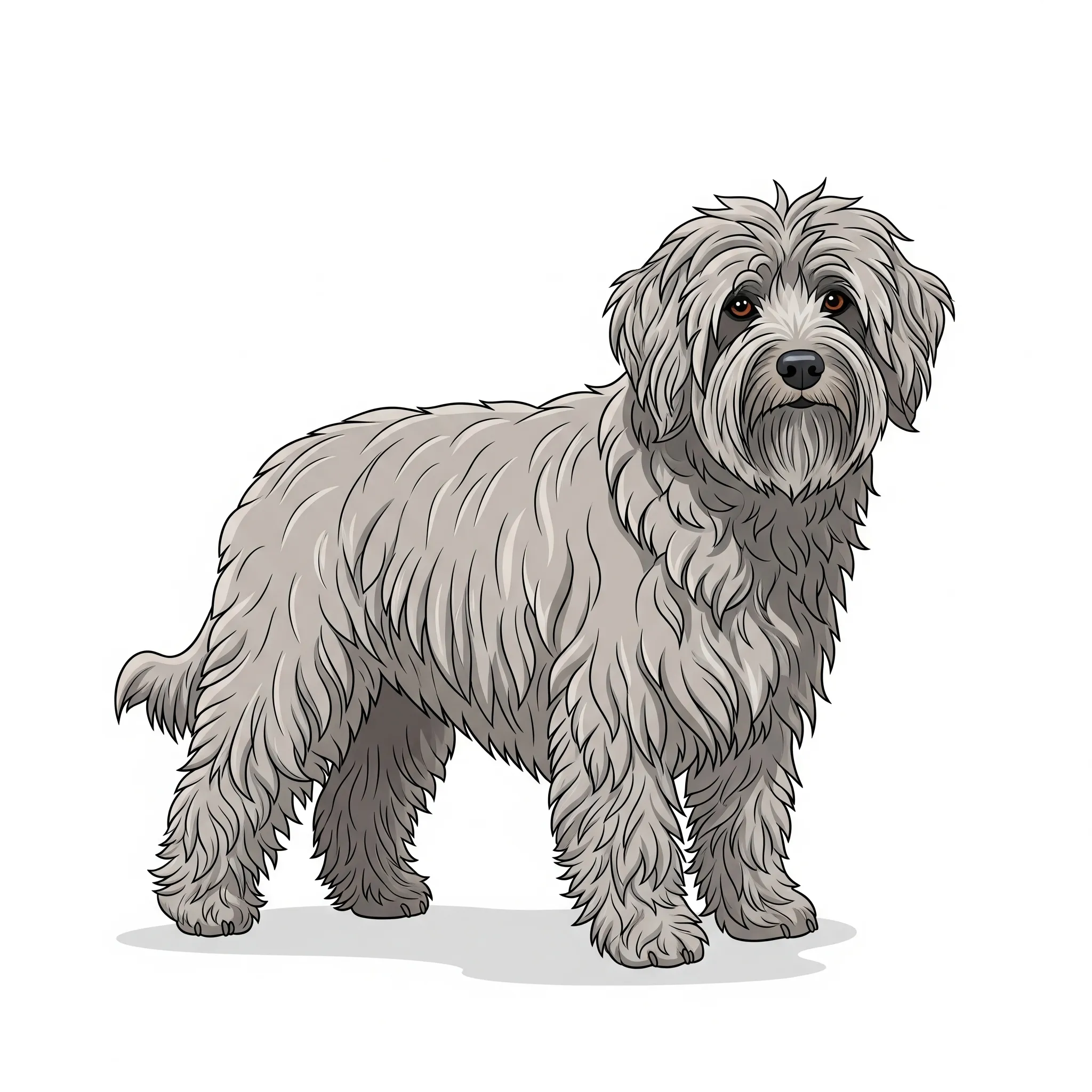 Hungarian Puli dog breed - An agile, dreadlocked herder with an animated spirit.