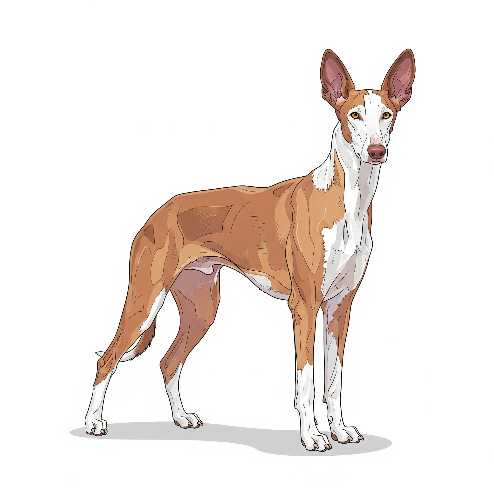 Ibizan Hound dog breed - Elegant and agile, the Ibizan Hound is known for its speed and grace.