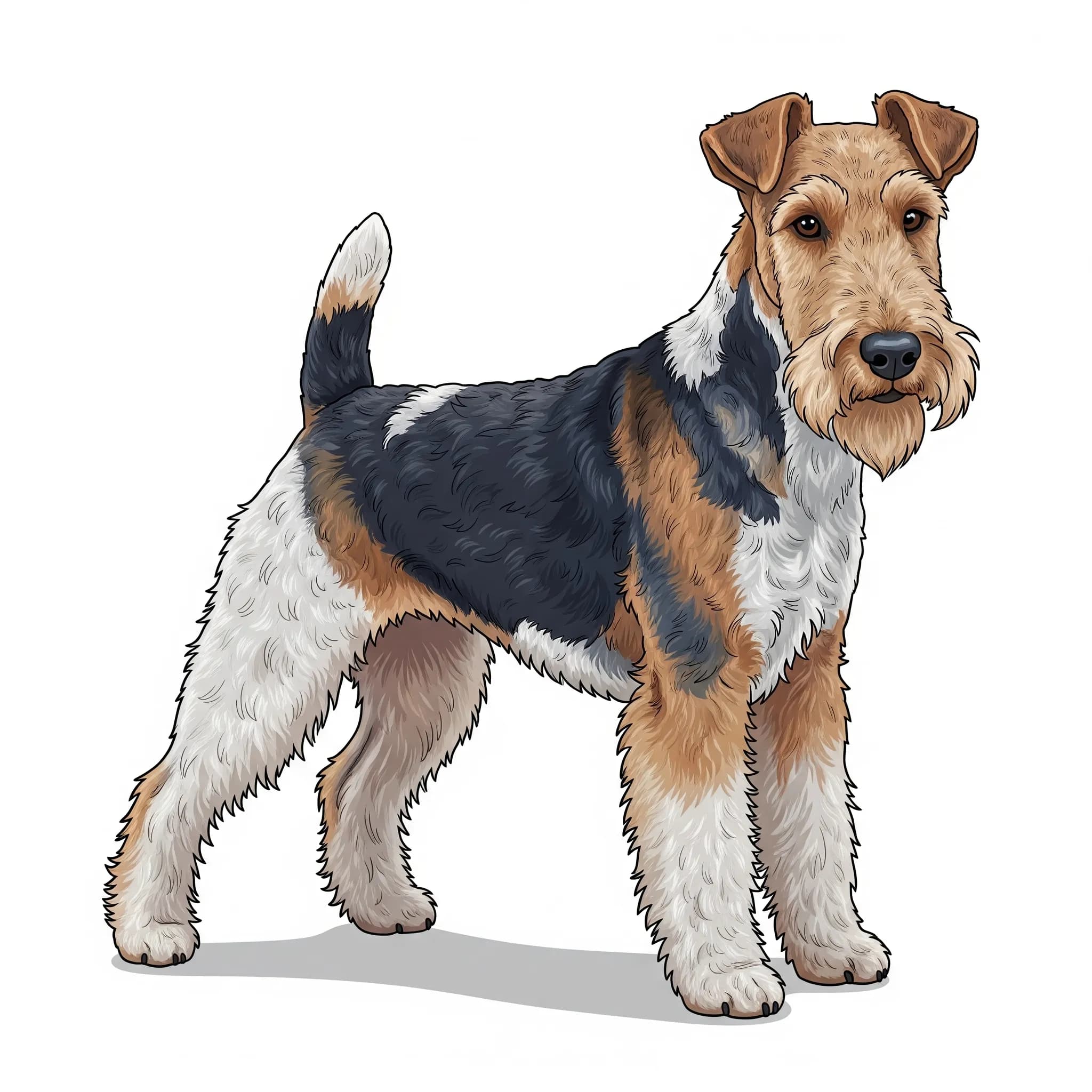 Wire Fox Terrier dog breed - A spirited and wiry-coated terrier built for endurance.