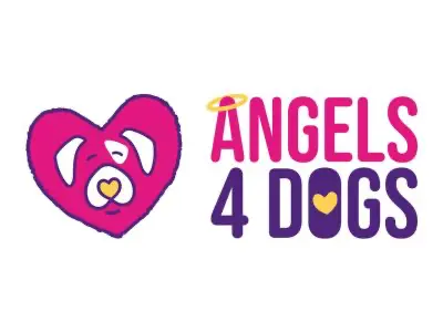 Angels 4 Dogs logo - UK dog rescue charity