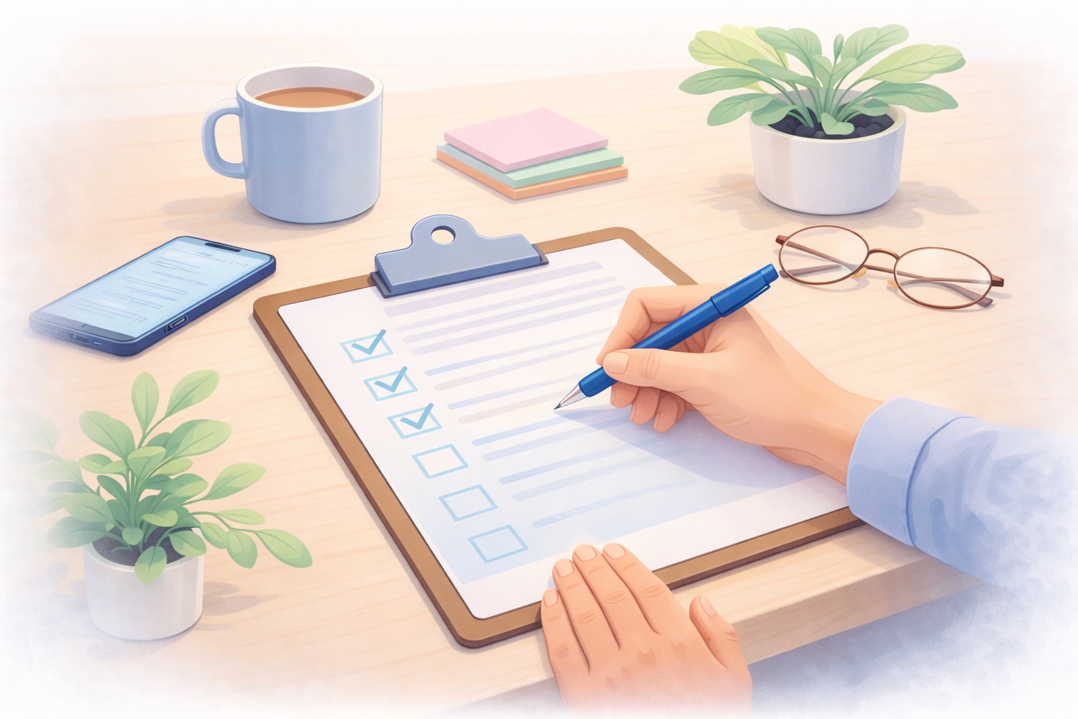 Signing the adoption papers